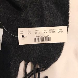 J. Crew Accessories - J Crew cashmere charcoal scarf J. Crew Accessories - J Crew cashmere charcoal scarf